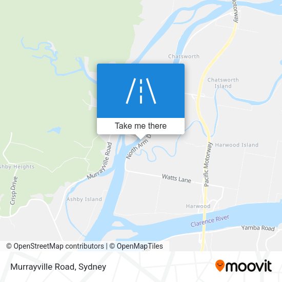 Murrayville Road map