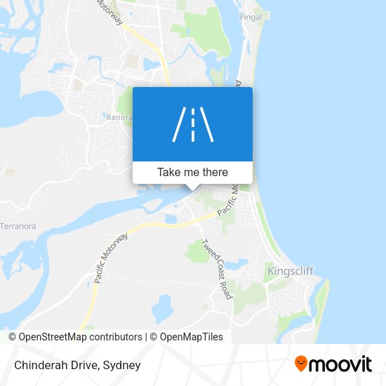 Chinderah Drive map