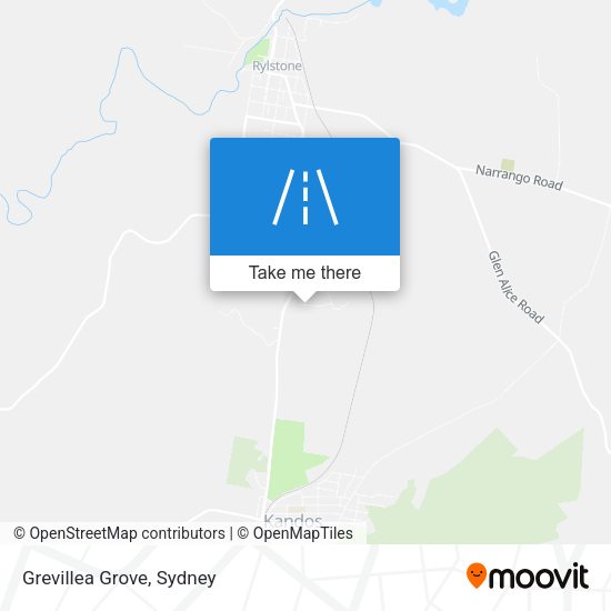 Grevillea Grove map