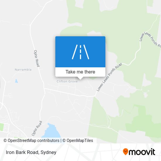 Iron Bark Road map