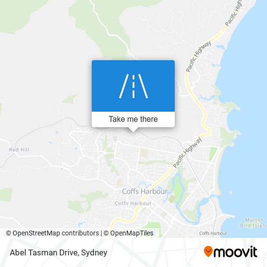 Abel Tasman Drive map