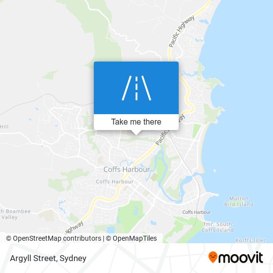 Argyll Street map