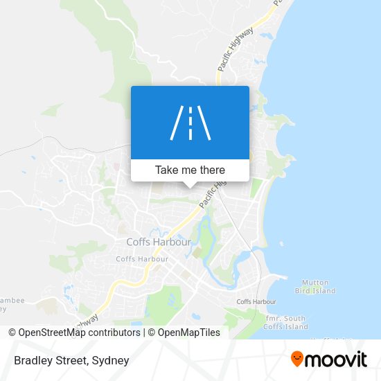 Bradley Street map
