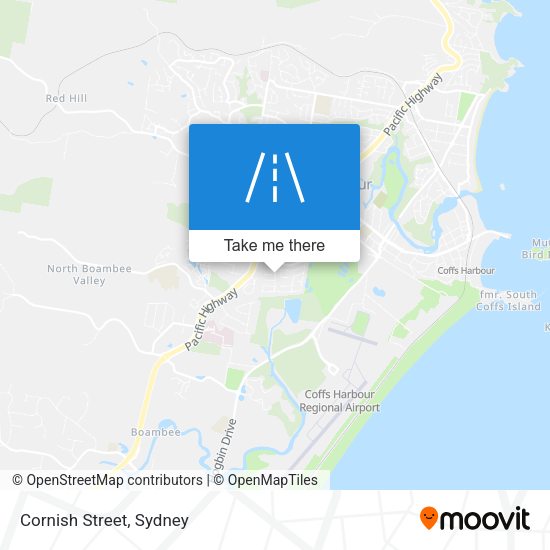 Cornish Street map