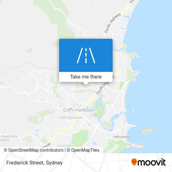Frederick Street map