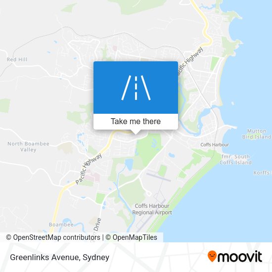 Greenlinks Avenue map