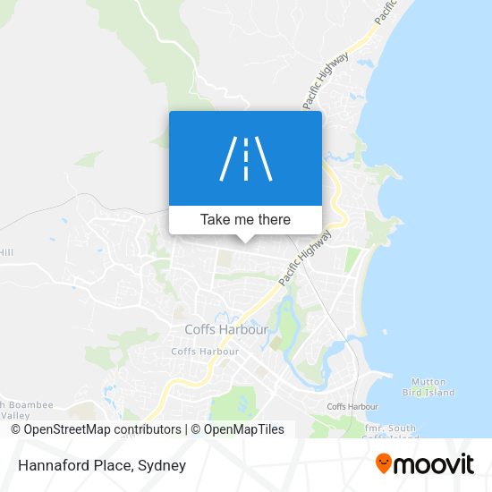 Hannaford Place map