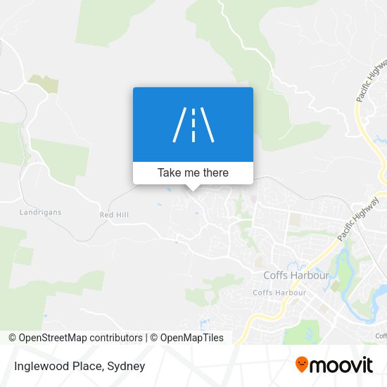 Inglewood Place map