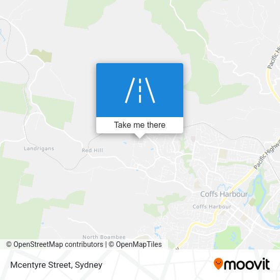 Mcentyre Street map