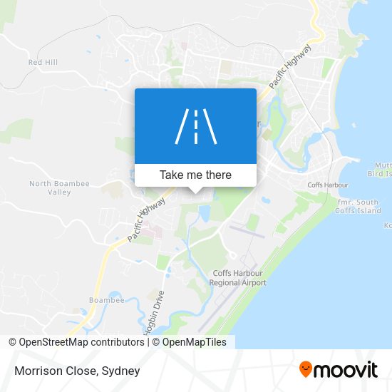 Morrison Close map