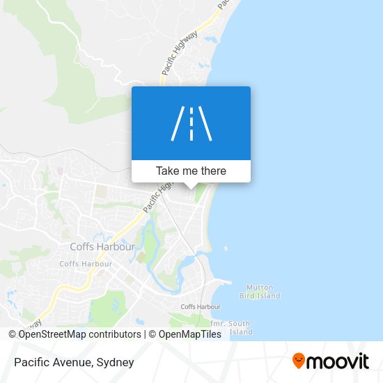 Pacific Avenue map