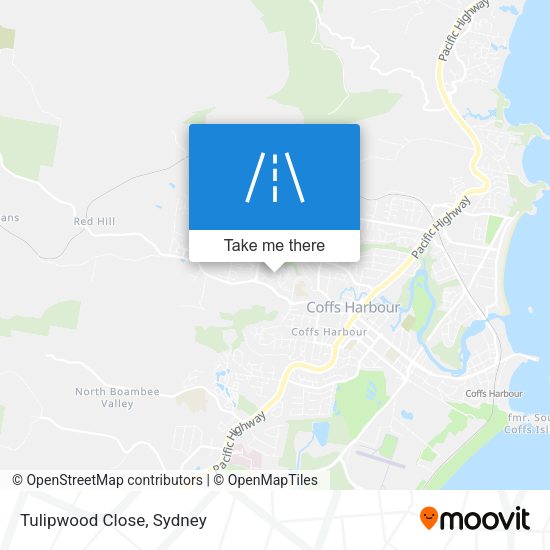 Tulipwood Close map