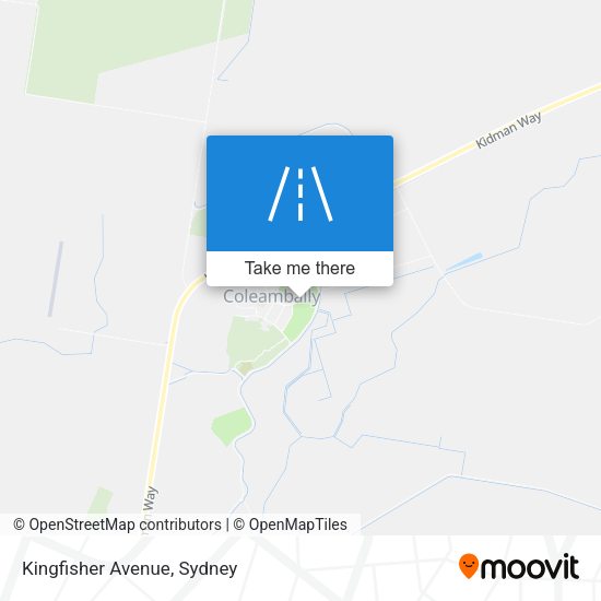 Kingfisher Avenue map
