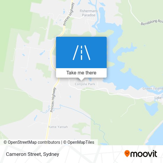 Cameron Street map