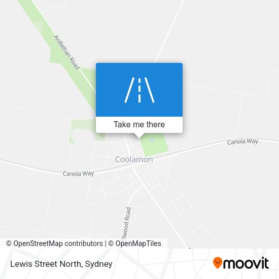 Lewis Street North map