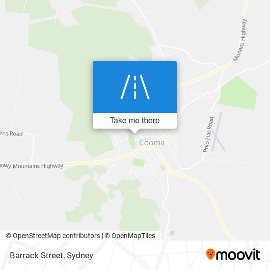 Barrack Street map