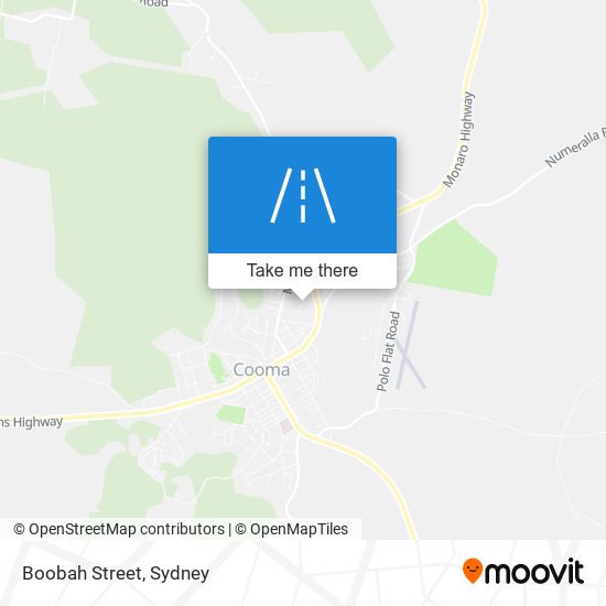 Boobah Street map