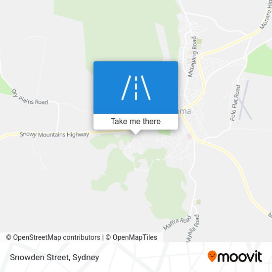 Snowden Street map