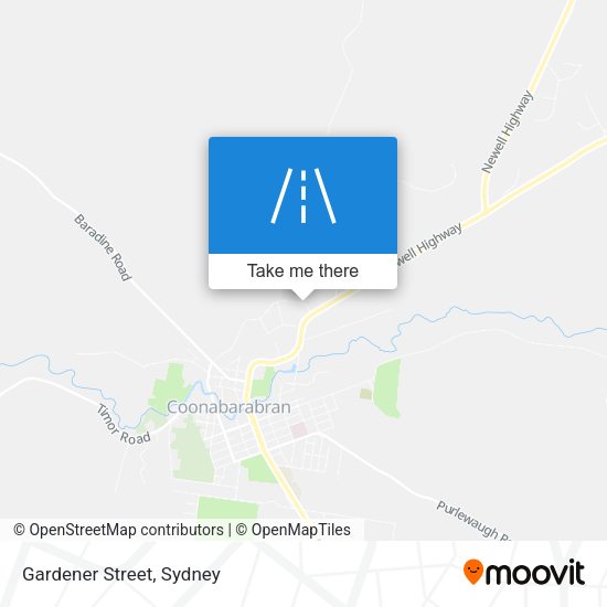 Gardener Street map