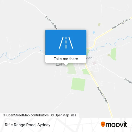 Mapa Rifle Range Road