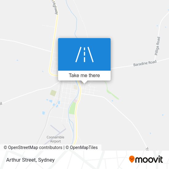 Arthur Street map