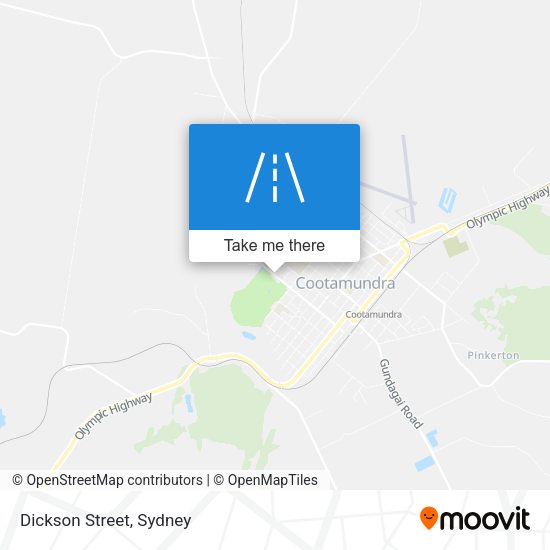 Dickson Street map
