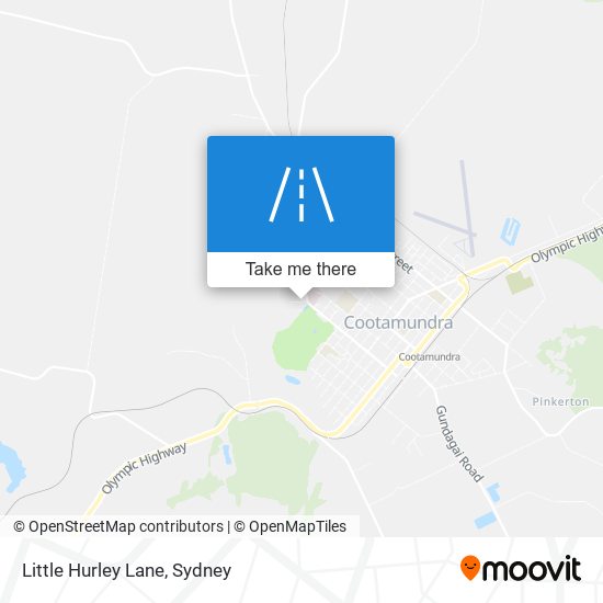 Little Hurley Lane map