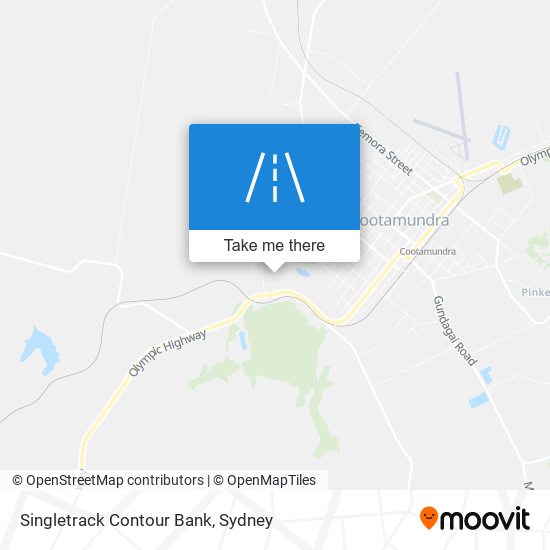 Singletrack Contour Bank map