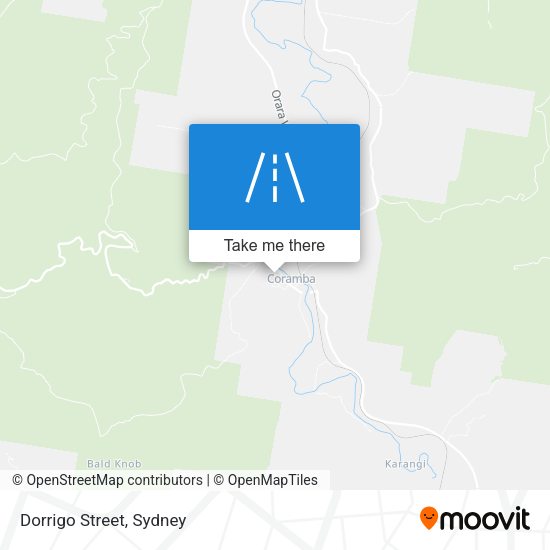Dorrigo Street map