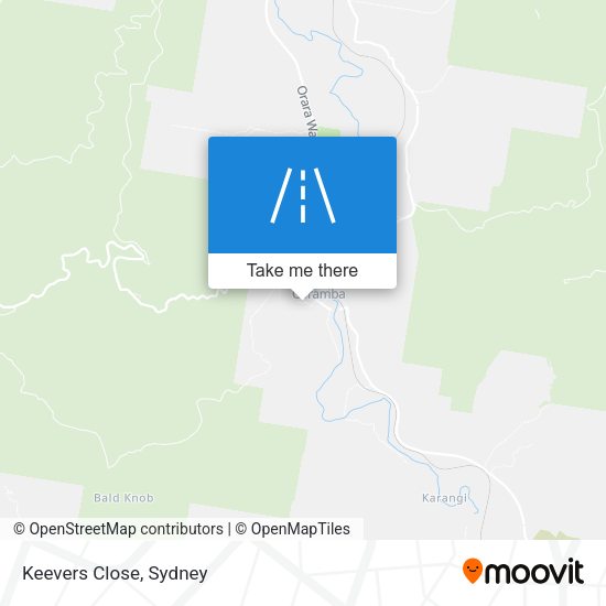 Keevers Close map