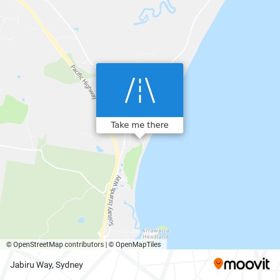 Jabiru Way map