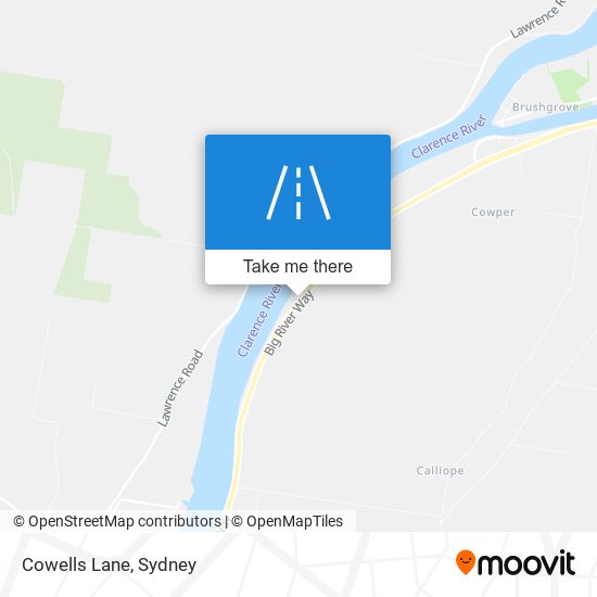 Cowells Lane map