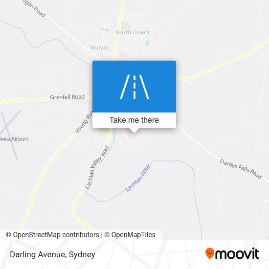 Darling Avenue map