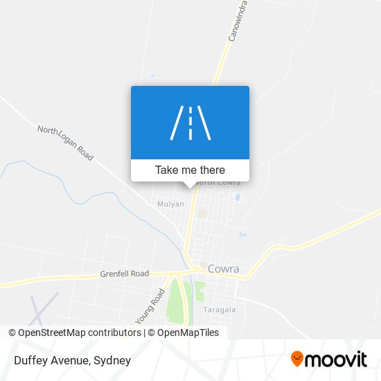 Duffey Avenue map