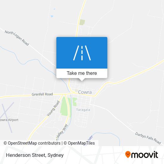 Henderson Street map