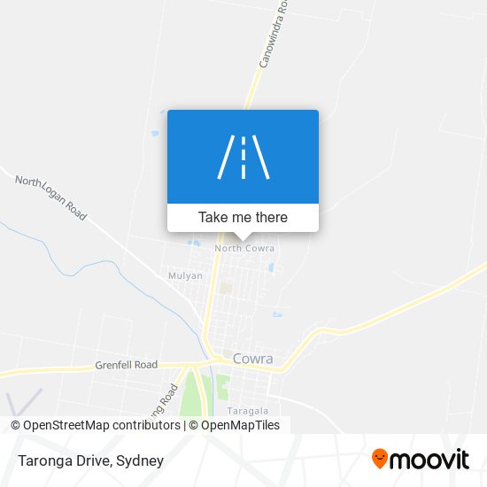 Mapa Taronga Drive