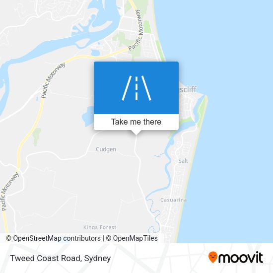 Tweed Coast Road map