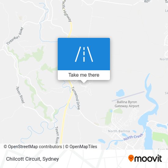 Chilcott Circuit map
