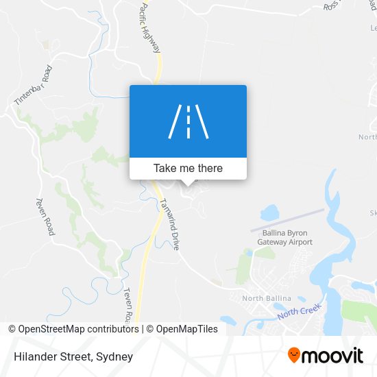 Hilander Street map