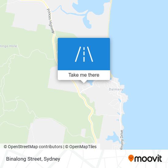 Binalong Street map