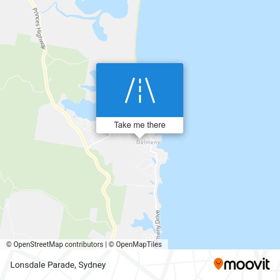 Lonsdale Parade map