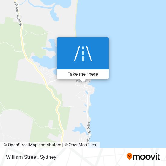 William Street map