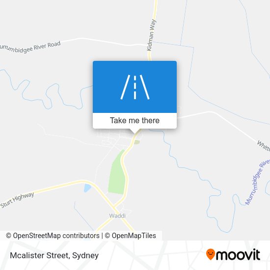 Mcalister Street map