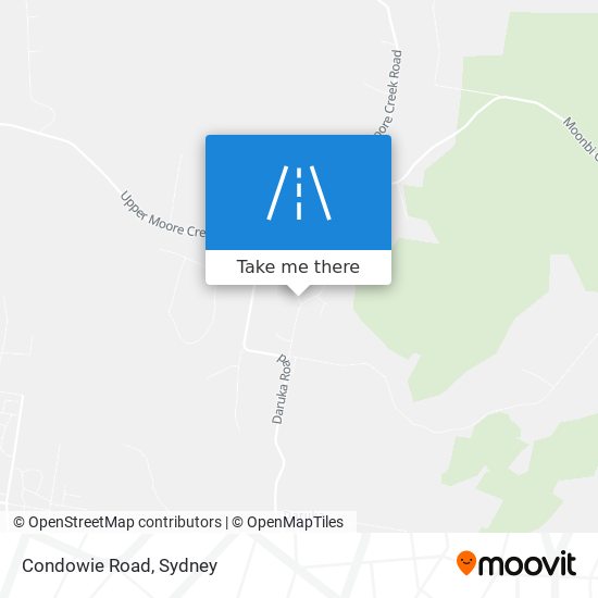 Condowie Road map