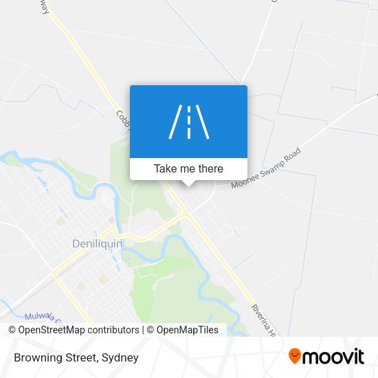 Browning Street map