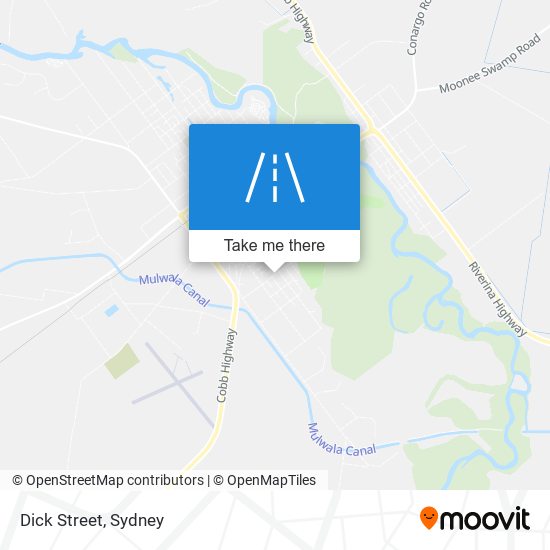 Mapa Dick Street