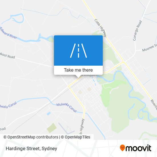 Hardinge Street map