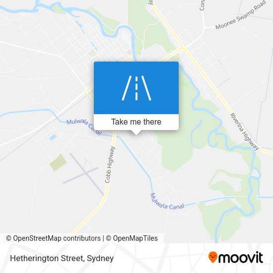 Hetherington Street map
