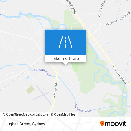 Hughes Street map