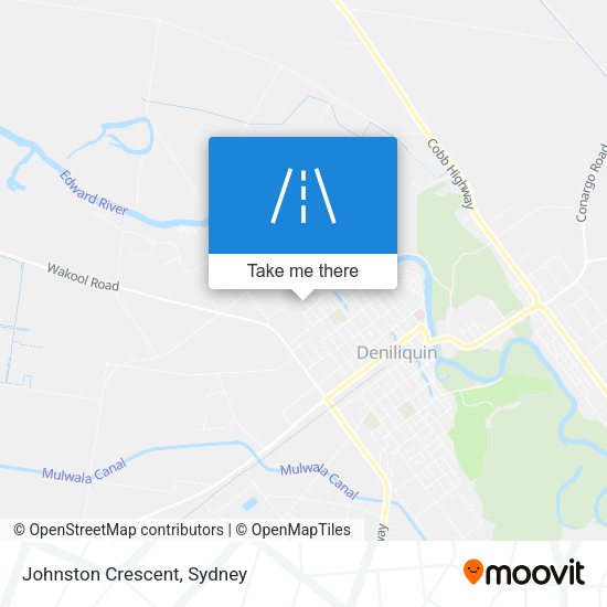Johnston Crescent map